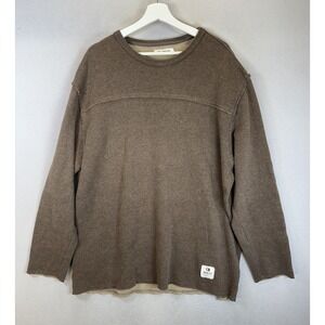 BKE Buckle 67 Men's Size XL Brown Long Sleeve Pullover Sweater‎